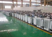 河源油浸式变压器成品车间